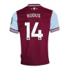 Fotbalové dres West Ham United Kudus 14 Domácí 2024-25 Krátký Rukáv